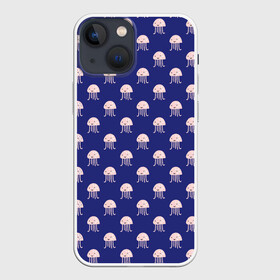Чехол для iPhone 13 mini с принтом Осьминоги в городе Новоалтайск,  |  | cute | octopus | милый | морское | осьминог | осьминожка | паттерн | тентакли | щупальца