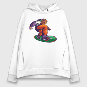 Женское худи Oversize хлопок с принтом Лев Сноубордист Lion Snowboard в городе Новоалтайск, френч-терри — 70% хлопок, 30% полиэстер. Мягкий теплый начес внутри —100% хлопок | боковые карманы, эластичные манжеты и нижняя кромка, капюшон на магнитной кнопке | adrenaline | big air | extreme | half pipe | slalom | snow | snowboarding | style | winter | x games | адреналин | биг эйр | звери | зима | лёва | львёнок | львица | львы | слалом | слоупстайл | снег | сноубоард | сноуборд | хафпайп