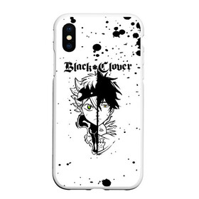 Чехол для iPhone XS Max матовый с принтом Аста Юно Чёрный клевер в городе Новоалтайск, Силикон | Область печати: задняя сторона чехла, без боковых панелей | asta | black bulls | black clover | quartet knights | yuno | акума | аниме | аста | блэк кловер | буракку куро:ба | демон | королевство клевера | король магов | лихт | магна | манга | пятилистник | черный бык | чёрный клев