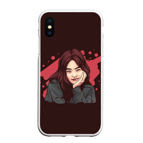 Чехол для iPhone XS Max матовый с принтом Милая Дженни в городе Новоалтайск, Силикон | Область печати: задняя сторона чехла, без боковых панелей | black pink | blackpink | pop | блэк пинк | ким дженни | ким джи су | корейцы | лалиса манобан | музыка | поп | попса | розэ