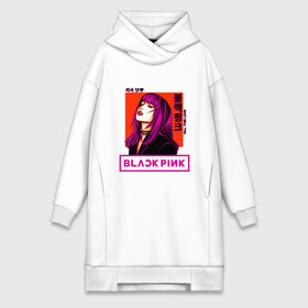 Платье-худи хлопок с принтом Лиса в городе Новоалтайск,  |  | black pink | blackpink | pop | блэк пинк | ким дженни | ким джи су | корейцы | лалиса манобан | музыка | поп | попса | розэ