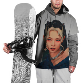 Накидка на куртку 3D с принтом Hot Jennie в городе Новоалтайск, 100% полиэстер |  | black pink | blackpink | pop | блэк пинк | ким дженни | ким джи су | корейцы | лалиса манобан | музыка | поп | попса | розэ