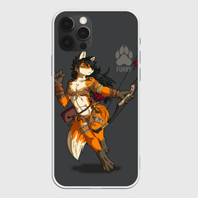 Чехол для iPhone 12 Pro Max с принтом Furry fox в городе Новоалтайск, Силикон |  | furry | furry fox | амазонка | антропоморфное животное | воин | женщина | животные | зверь | лиса | лук | фурри | человек