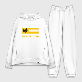 Женский костюм хлопок Oversize с принтом Wu Tang Flag в городе Новоалтайск,  |  | black | gza | hip hop | method man | music | new york | odb | old school | rap | rza | usa | wu tang | wu tang clan | аудио | винил | ву тэнг | граффити | диджей | кассета | микрофон | музыка | нью йорк | пластинка | рэп | рэпер | сша