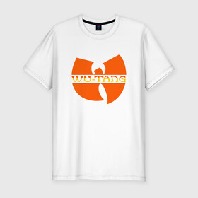 Мужская футболка хлопок Slim с принтом Wu-Tang Orange в городе Новоалтайск, 92% хлопок, 8% лайкра | приталенный силуэт, круглый вырез ворота, длина до линии бедра, короткий рукав | Тематика изображения на принте: black | gza | hip hop | method man | music | new york | odb | old school | rap | rza | wu tang | wu tang clan | аудио | винил | ву тэнг | граффити | диджей | кассета | микрофон | музыка | нью йорк | пластинка | рэп | рэпер | хип хоп