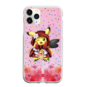 Чехол для iPhone 11 Pro Max матовый с принтом Пикачу красная шапочка в городе Новоалтайск, Силикон |  | Тематика изображения на принте: anime | picachu | pikachu | аниме | милый | пика | пикачу | покебол | покемон
