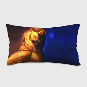 Подушка 3D антистресс с принтом Furry lion в городе Новоалтайск, наволочка — 100% полиэстер, наполнитель — вспененный полистирол | состоит из подушки и наволочки на молнии | furry | lion | антропоморфные животные | лев | люди животные | разбойник | фурри | фурри фэндом