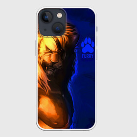 Чехол для iPhone 13 mini с принтом Furry lion в городе Новоалтайск,  |  | furry | lion | антропоморфные животные | лев | люди животные | разбойник | фурри | фурри фэндом
