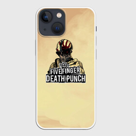 Чехол для iPhone 13 mini с принтом фингер в городе Новоалтайск,  |  | ffdp | five finger death punch | американский рок | металл | рок | фингер