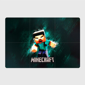Магнитный плакат 3Х2 с принтом MINECRAFT в городе Новоалтайск, Полимерный материал с магнитным слоем | 6 деталей размером 9*9 см | creeper | game | green | herobrine | kids | minecraft | детские | игры | компьютерные | крипер | майнкрафт | мобильные | персонаж | хиробрин