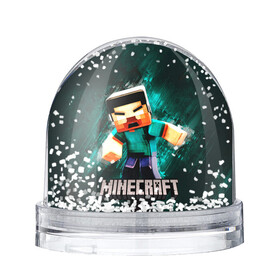 Игрушка Снежный шар с принтом MINECRAFT в городе Новоалтайск, Пластик | Изображение внутри шара печатается на глянцевой фотобумаге с двух сторон | creeper | game | green | herobrine | kids | minecraft | детские | игры | компьютерные | крипер | майнкрафт | мобильные | персонаж | хиробрин