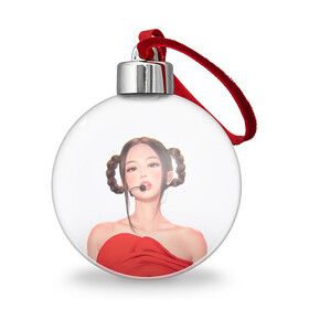 Ёлочный шар с принтом Sweet Jannie в городе Новоалтайск, Пластик | Диаметр: 77 мм | black pink | blackpink | pop | блэк пинк | ким дженни | ким джи су | корейцы | лалиса манобан | музыка | поп | попса | розэ