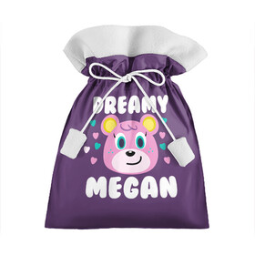Подарочный 3D мешок с принтом Dreamy Megan в городе Новоалтайск, 100% полиэстер | Размер: 29*39 см | Тематика изображения на принте: animal crossing | game | games | анимал | играб игры | изабель | кросинг | кроссинг | мистер ресетти | том нук | энимал
