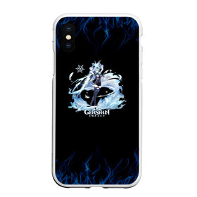 Чехол для iPhone XS Max матовый с принтом Genshin Impact - Eula в городе Новоалтайск, Силикон | Область печати: задняя сторона чехла, без боковых панелей | anime | eola | eula | game | gamer | genshin | genshin eola | genshin impact | impact | аниме | геншин | геншин еула | геншин импакт | геншин эола | еула | импакт | крио | лёд | морская пена | ордо фавониус | рыцарь | эола | юла