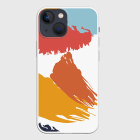 Чехол для iPhone 13 mini с принтом Цветные пятна, мазки кистью в городе Новоалтайск,  |  | абстракция | арт | краска | мазки кистью | художник | цветные пятна