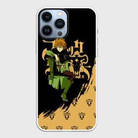 Чехол для iPhone 13 Pro Max с принтом Финрал Ролкейс | Чёрный Клевер в городе Новоалтайск,  |  | Тематика изображения на принте: asta | black bulls | black clover | quartet knights | yuno | акума | аниме | аста | блэк кловер | буракку куро:ба | демон | королевство клевера | король магов | лихт | магна | манга | пятилистник | черный бык | чёрный клев