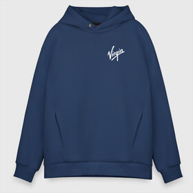 Мужское худи Oversize хлопок с принтом Virgin logo | Вирджин лого в городе Новоалтайск, френч-терри — 70% хлопок, 30% полиэстер. Мягкий теплый начес внутри —100% хлопок | боковые карманы, эластичные манжеты и нижняя кромка, капюшон на магнитной кнопке | galactic | бренсен | бренсон | брэнсeн | брэнсон | вингин | вирджин | вирджн | галактик | ричард