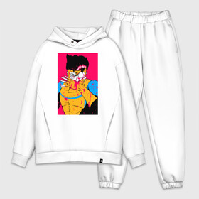 Мужской костюм хлопок OVERSIZE с принтом Invincible в городе Новоалтайск,  |  | allen | atom eve | invincible | omni man | omniman | superhero | алиен | аллен | атомная ева | инвинсибл | неуязвимый | омнимэн | супергерои