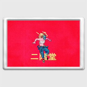 Магнит 45*70 с принтом Никадо в городе Новоалтайск, Пластик | Размер: 78*52 мм; Размер печати: 70*45 | anime | caiman | dorohedoro | kaiman | magician killer | manga | nikaido | noi | shin | аниме | дорохедоро | кайман | маги | магия | манга | никадо | нои | шин