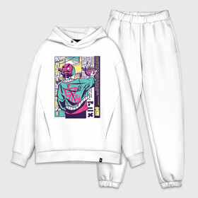 Мужской костюм хлопок OVERSIZE с принтом Anime is life   Ramen Guy Oni в городе Новоалтайск,  |  | anime monster | art | city | demon oni | dokan | japan | manga | ramen | tokyo | vaporwave | аниме это жизнь | арт | докан | иероглифы | манга | они демон | паровая волна | рамен | токио | уличный стиль | фанат аниме | япония