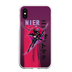 Чехол для iPhone XS Max матовый с принтом NEIR в городе Новоалтайск, Силикон | Область печати: задняя сторона чехла, без боковых панелей | 2b | ahegao | anime | girl | nier automata | replicant | waifu | аниме | ахегао | нир автомата | отаку | охегао | тян | тяночка
