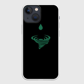 Чехол для iPhone 13 mini с принтом Зеленый ураган в городе Новоалтайск,  |  | буря | вихрь | зеленый цвет | погода | природа | стихия природы | ураган | шторм | экология