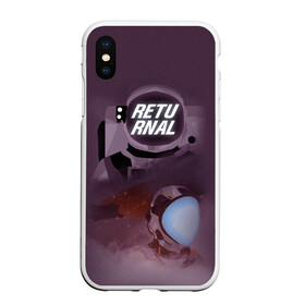 Чехол для iPhone XS Max матовый с принтом Returnal в городе Новоалтайск, Силикон | Область печати: задняя сторона чехла, без боковых панелей | alien | astronaut | cosmos | games | horror | monster | nextgen | playstation 5 | ps5 | returnal | shooter | space | unreal engine | астронавт | игры | инопланетянин | космонавт | космос | монстр | некстген | плейстейшен 5 | пс5 | ужасы | шутер