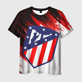 Мужская футболка 3D с принтом ATLETICO DE MADRID АТЛЕТИКО в городе Новоалтайск, 100% полиэфир | прямой крой, круглый вырез горловины, длина до линии бедер | atletico madrid | fifa | football | football club. | sport | uefa | английская премьер лига | атлетико мадрид | лига финал | матч | спорт | уефа | финал | фифа | футбол | футбольный клуб