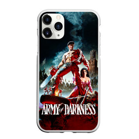 Чехол для iPhone 11 Pro Max матовый с принтом Эш и армия тьмы в городе Новоалтайск, Силикон |  | army of darkness | ash versus evil dead | ash williams | blood | book | boomstick | chainsaw | demon | groovy | gun | monster | necronomicon | zombie | армия тьмы | бензопила | бум палка | демон | зло | зомби | книга | кровь | монстр | некрономикон | ружь