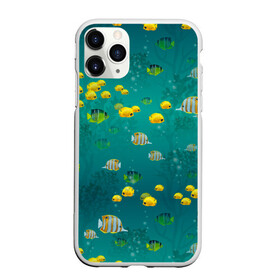 Чехол для iPhone 11 Pro матовый с принтом Подводный мир Рыбки в городе Новоалтайск, Силикон |  | fish | морские | морские рыбы | подводный мир | рыба | рыбки | рыбы