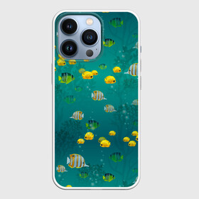 Чехол для iPhone 13 Pro с принтом Подводный мир. Рыбки в городе Новоалтайск,  |  | Тематика изображения на принте: fish | морские | морские рыбы | подводный мир | рыба | рыбки | рыбы