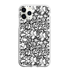 Чехол для iPhone 11 Pro матовый с принтом Абстрактная жидкость в городе Новоалтайск, Силикон |  | абстрактный | вода | геометрический | геометрия | дырки | жидкость | нейрографика | петли | плазма | пузыри | пятна | черно белый