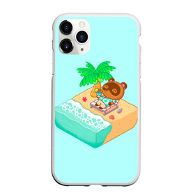 Чехол для iPhone 11 Pro матовый с принтом Beach Crossing в городе Новоалтайск, Силикон |  | animal crossing | game | games | анимал | играб игры | изабель | кросинг | кроссинг | мистер ресетти | том нук | энимал
