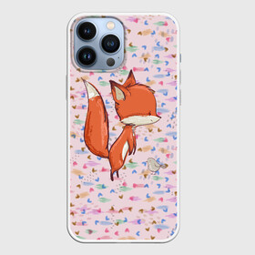 Чехол для iPhone 13 Pro Max с принтом Лисичка и мышка в городе Новоалтайск,  |  | fox | foxy | животное | звери | лиса | лисенок | лисичка | милая | рыжая | фокс