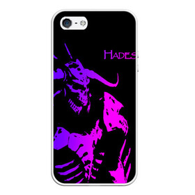 Чехол для iPhone 5/5S матовый с принтом Hades demon в городе Новоалтайск, Силикон | Область печати: задняя сторона чехла, без боковых панелей | hades | zagreus | бесконечные круги ада | демон | компьютерная игра | мифология | рогатый | череп