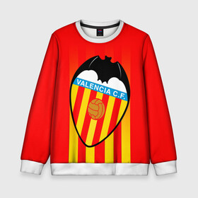 Детский свитшот 3D с принтом FC VALENCIA ФК ВАЛЕНСИЯ в городе Новоалтайск, 100% полиэстер | свободная посадка, прямой крой, мягкая тканевая резинка на рукавах и понизу свитшота | fc valencia | fifa | football | football club. | sport | uefa | английская премьер лига | лига финал | матч | спорт | уефа | финал | фифа | фк валенсия | футбол | футбольный клуб