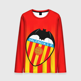 Мужской лонгслив 3D с принтом FC VALENCIA ФК ВАЛЕНСИЯ в городе Новоалтайск, 100% полиэстер | длинные рукава, круглый вырез горловины, полуприлегающий силуэт | fc valencia | fifa | football | football club. | sport | uefa | английская премьер лига | лига финал | матч | спорт | уефа | финал | фифа | фк валенсия | футбол | футбольный клуб