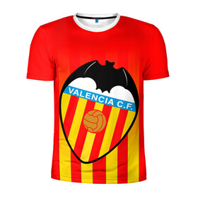 Мужская футболка 3D спортивная с принтом FC VALENCIA ФК ВАЛЕНСИЯ в городе Новоалтайск, 100% полиэстер с улучшенными характеристиками | приталенный силуэт, круглая горловина, широкие плечи, сужается к линии бедра | fc valencia | fifa | football | football club. | sport | uefa | английская премьер лига | лига финал | матч | спорт | уефа | финал | фифа | фк валенсия | футбол | футбольный клуб