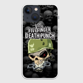 Чехол для iPhone 13 mini с принтом Five Finger Death Punch | 5FDP (Z) в городе Новоалтайск,  |  | 5fdp | 5фдп | ffdp | five finger death punch | ivan moody | living the dream | zoltan bathory | альтернатива | грув метал | золтан батори | музыка | ню метал | рок | хард рок