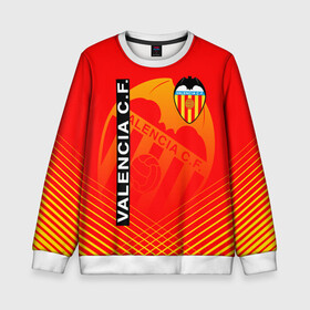 Детский свитшот 3D с принтом FC VALENCIA ФК ВАЛЕНСИЯ в городе Новоалтайск, 100% полиэстер | свободная посадка, прямой крой, мягкая тканевая резинка на рукавах и понизу свитшота | fc valencia | fifa | football | football club. | sport | uefa | английская премьер лига | лига финал | матч | спорт | уефа | финал | фифа | фк валенсия | футбол | футбольный клуб