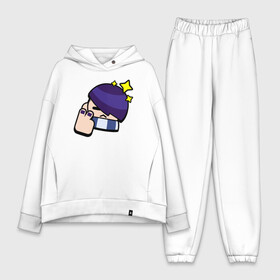 Женский костюм хлопок Oversize с принтом EDGAR (ICON) 1 в городе Новоалтайск,  |  | android | brawl | brawl stars | clash | edgar | game | stars | андроид | игра | мобильные игры | эдгар