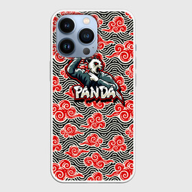 Чехол для iPhone 13 Pro с принтом Панда ниндзя в городе Новоалтайск,  |  | panda | красные облака | ниндзя | оборотень | панда | япония