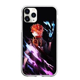 Чехол для iPhone 11 Pro Max матовый с принтом ТАРТАЛЬЯ - GENSHIN IMPACT NEON в городе Новоалтайск, Силикон |  | Тематика изображения на принте: childe | genshin impact | гениш импакт | генши импакт | геншин импакт | игра | тарталья | чайльд