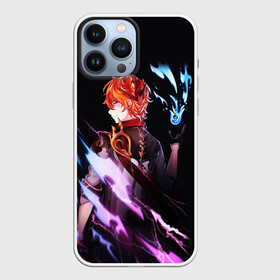 Чехол для iPhone 13 Pro Max с принтом ТАРТАЛЬЯ   GENSHIN IMPACT NEON в городе Новоалтайск,  |  | Тематика изображения на принте: childe | genshin impact | гениш импакт | генши импакт | геншин импакт | игра | тарталья | чайльд