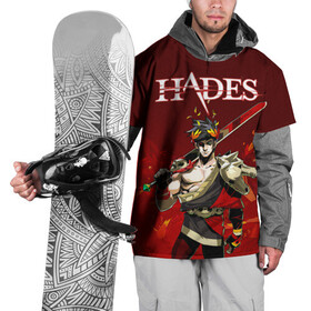 Накидка на куртку 3D с принтом Hades Zagrei в городе Новоалтайск, 100% полиэстер |  | dionysus | hades | roguelike | zagrei | бесконечные круги ада | дионис | загрей | компьютерная игра | мифология