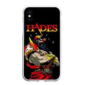 Чехол для iPhone XS Max матовый с принтом Hades в городе Новоалтайск, Силикон | Область печати: задняя сторона чехла, без боковых панелей | hades | roguelike | аид | бесконечные круги ада | бог подземного мира | компьютерная игра | мифология