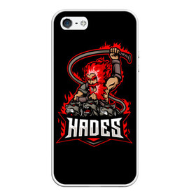 Чехол для iPhone 5/5S матовый с принтом Hades в городе Новоалтайск, Силикон | Область печати: задняя сторона чехла, без боковых панелей | hades | roguelike | аид | бесконечные круги ада | бог подземного мира | волк | компьютерная игра | мифология | трехглавый