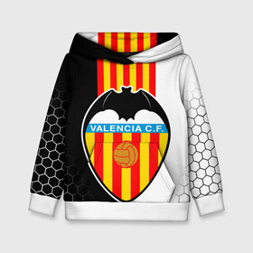 Детская толстовка 3D с принтом FC VALENCIA ФК ВАЛЕНСИЯ в городе Новоалтайск, 100% полиэстер | двухслойный капюшон со шнурком для регулировки, мягкие манжеты на рукавах и по низу толстовки, спереди карман-кенгуру с мягким внутренним слоем | fc valencia | fifa | football | football club. | sport | uefa | английская премьер лига | лига финал | матч | спорт | уефа | финал | фифа | фк валенсия | футбол | футбольный клуб