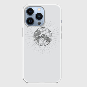 Чехол для iPhone 13 Pro с принтом ЛУНА ПРОВИДИЦА в городе Новоалтайск,  |  | вселенная | глаза | космос | луна | небо | серое