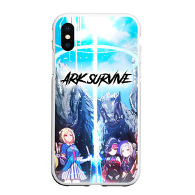 Чехол для iPhone XS Max матовый с принтом Saint Ark в городе Новоалтайск, Силикон | Область печати: задняя сторона чехла, без боковых панелей | ark | ark survive evolved | dinosour | game | games | арк | арк сурвайв эволвед | динозавр | игра | игры